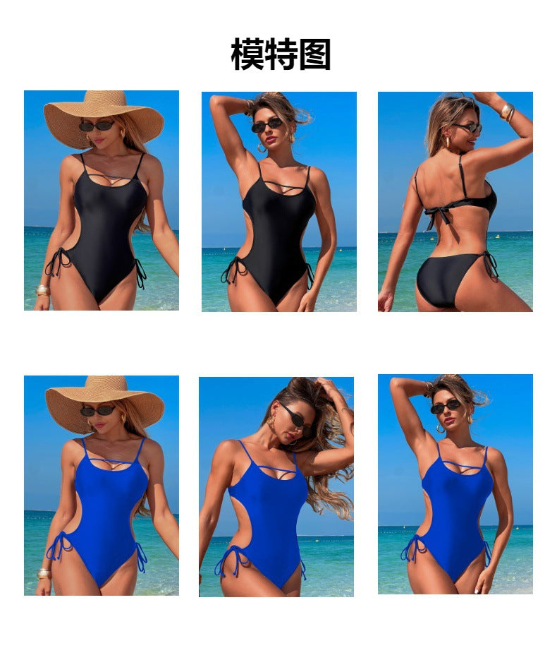 Quick-Drying2025Sexy Swimsuit for Women High-End Feel Huludao Backless One-Piece Swimsuit - Seldom Seen Styles