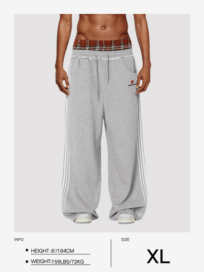 Aelfric Eden Double Waist baggy Sweatpants - Seldom Seen Styles