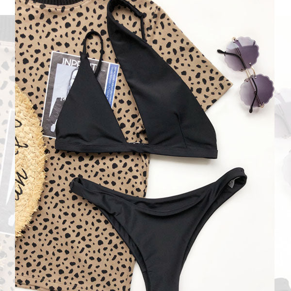 Rhonda Asymmetrical One Shoulder Bikini Set - Seldom Seen Styles