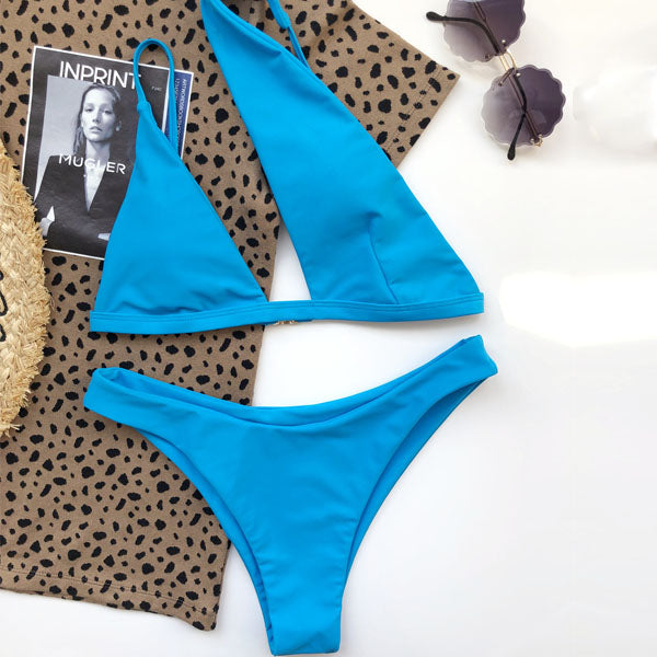 Rhonda Asymmetrical One Shoulder Bikini Set - Seldom Seen Styles