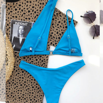 Rhonda Asymmetrical One Shoulder Bikini Set - Seldom Seen Styles