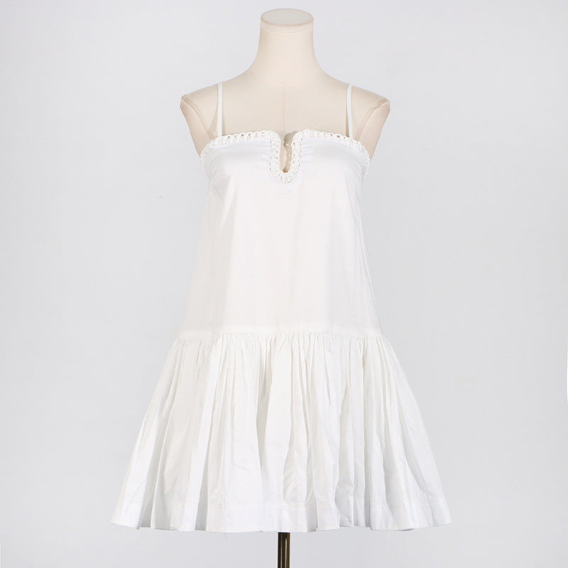 Rilia Halter Printed Mini Dress Ruffle Strap Dress - Seldom Seen Styles