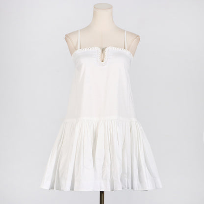 Rilia Halter Printed Mini Dress Ruffle Strap Dress - Seldom Seen Styles