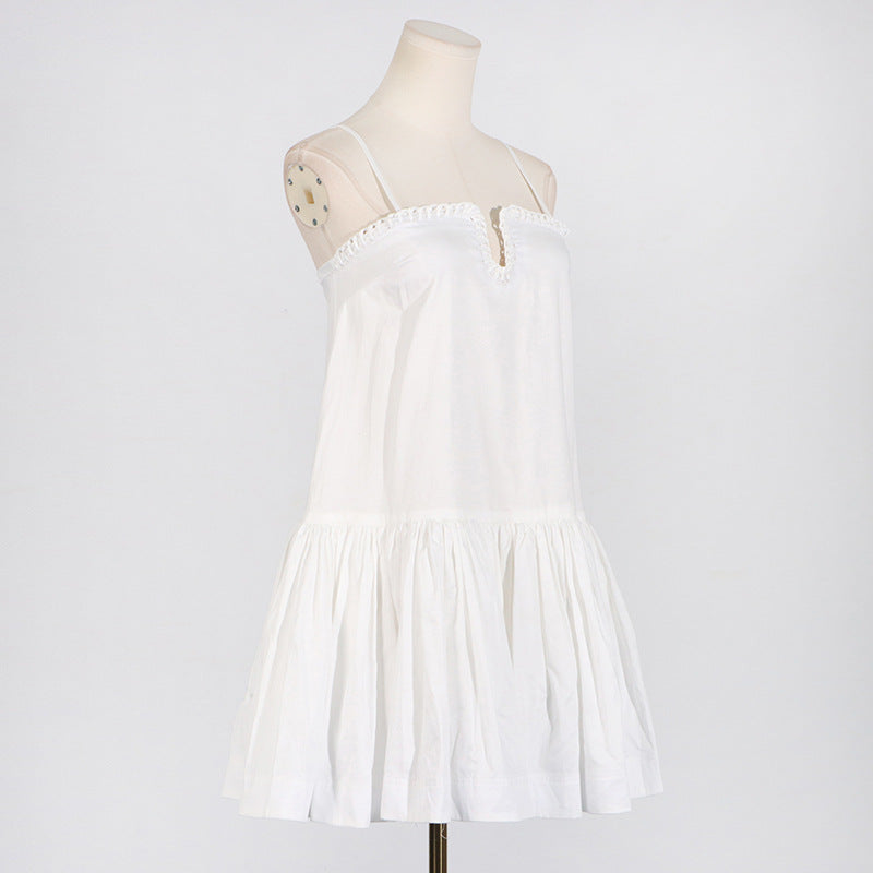 Rilia Halter Printed Mini Dress Ruffle Strap Dress - Seldom Seen Styles