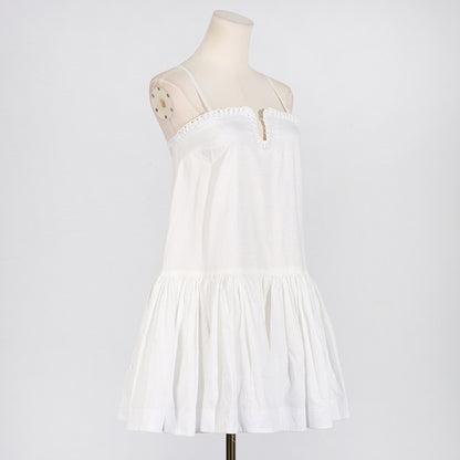 Rilia Halter Printed Mini Dress Ruffle Strap Dress - Seldom Seen Styles