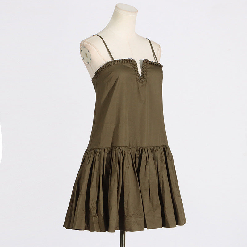 Rilia Halter Printed Mini Dress Ruffle Strap Dress - Seldom Seen Styles