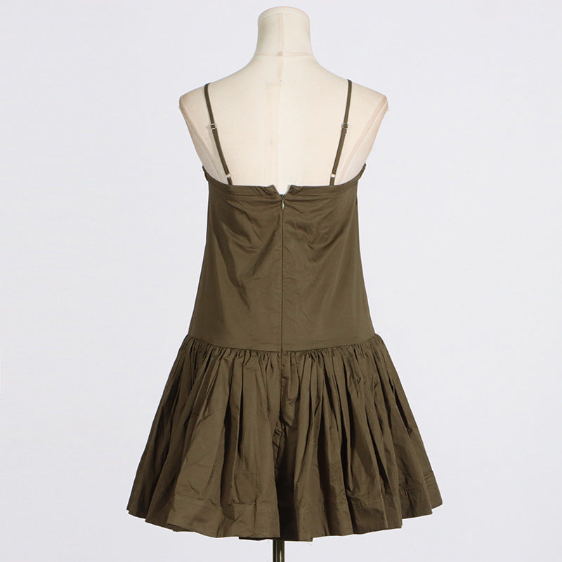 Rilia Halter Printed Mini Dress Ruffle Strap Dress - Seldom Seen Styles