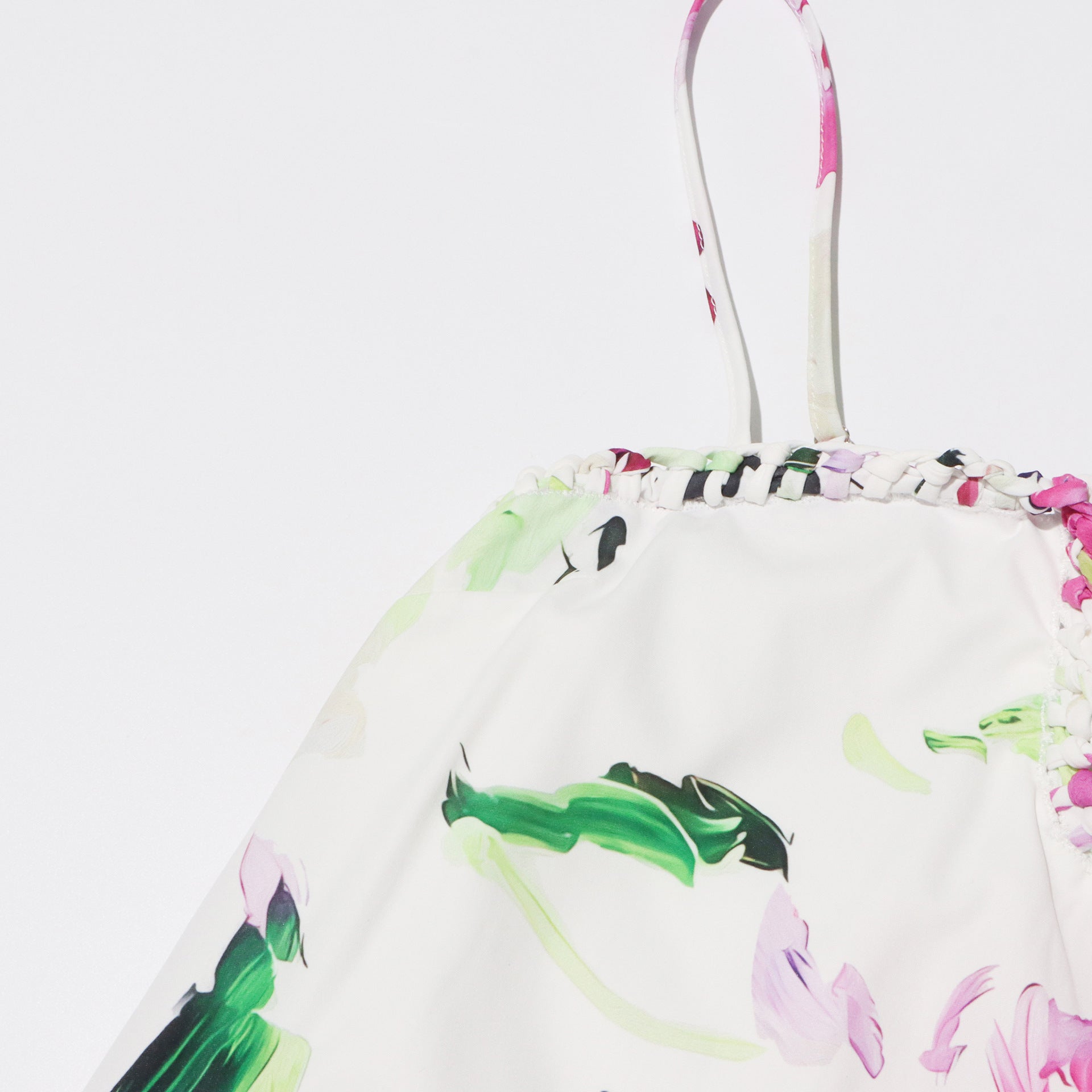 Rilia Halter Printed Mini Dress Ruffle Strap Dress - Seldom Seen Styles