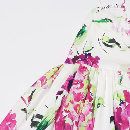 Rilia Halter Printed Mini Dress Ruffle Strap Dress - Seldom Seen Styles