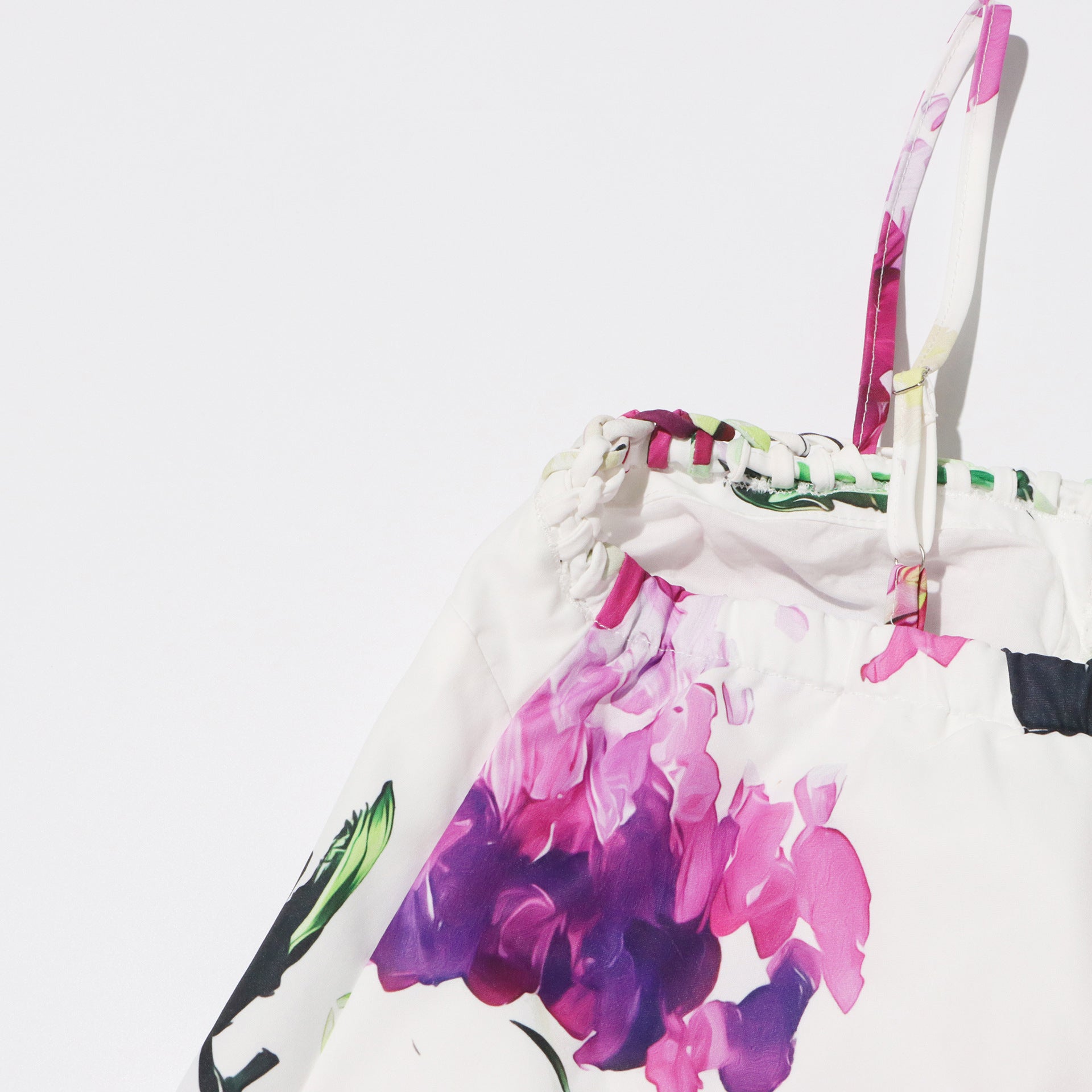 Rilia Halter Printed Mini Dress Ruffle Strap Dress - Seldom Seen Styles