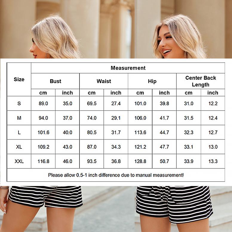 Rompers for Women Summer Sleeveless Scoop Neck Tank Top Casual Short Jumpsuit Rompers with Pockets - Seldom Seen Styles