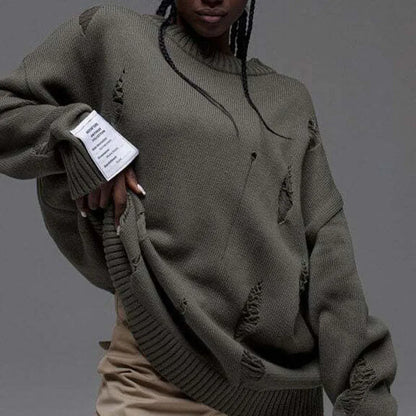 Decorative Cut Sweater