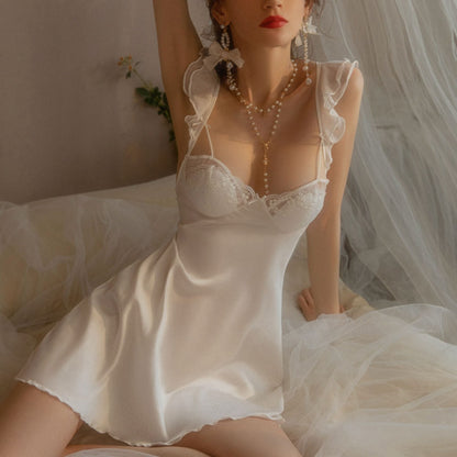 DANIELLE SILKY SWEETHEART LINGERIE SLIP - Seldom Seen Styles