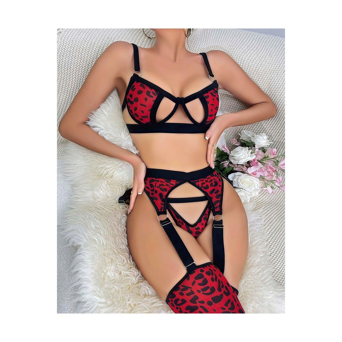 Sajiero Garter Set - Savage Allure - Seldom Seen Styles