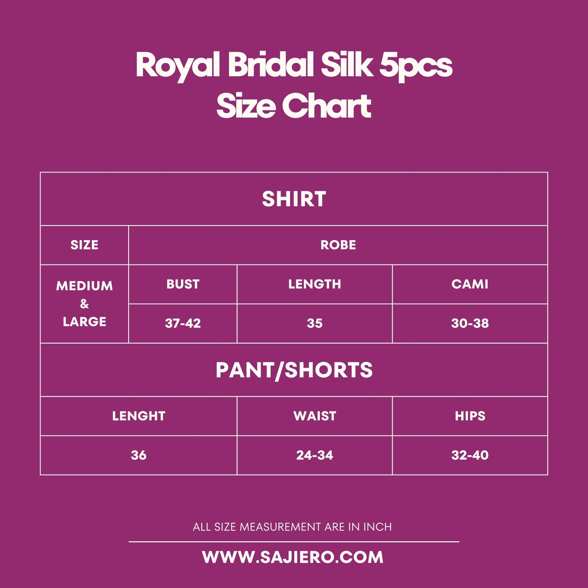 Sajiero Royal Bridal Silk 5pcs Nightgown set - Seldom Seen Styles