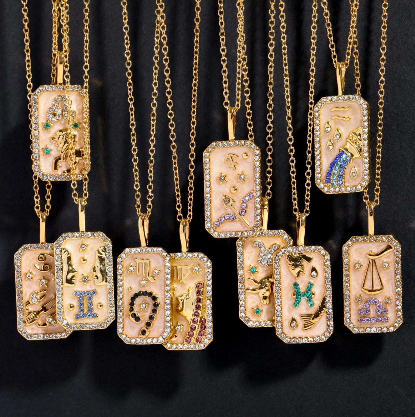 ALISON 18K GOLD PLATED ZODIAC NECKLACE - Seldom Seen Styles