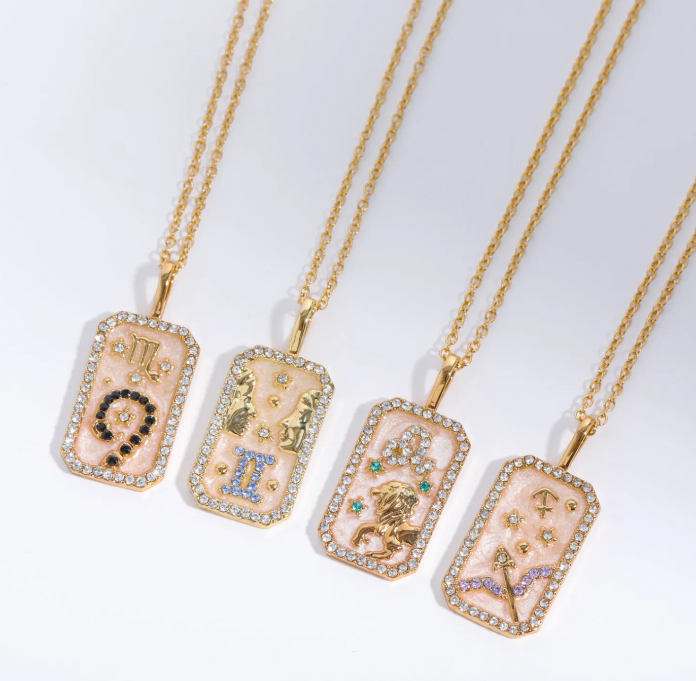 ALISON 18K GOLD PLATED ZODIAC NECKLACE - Seldom Seen Styles