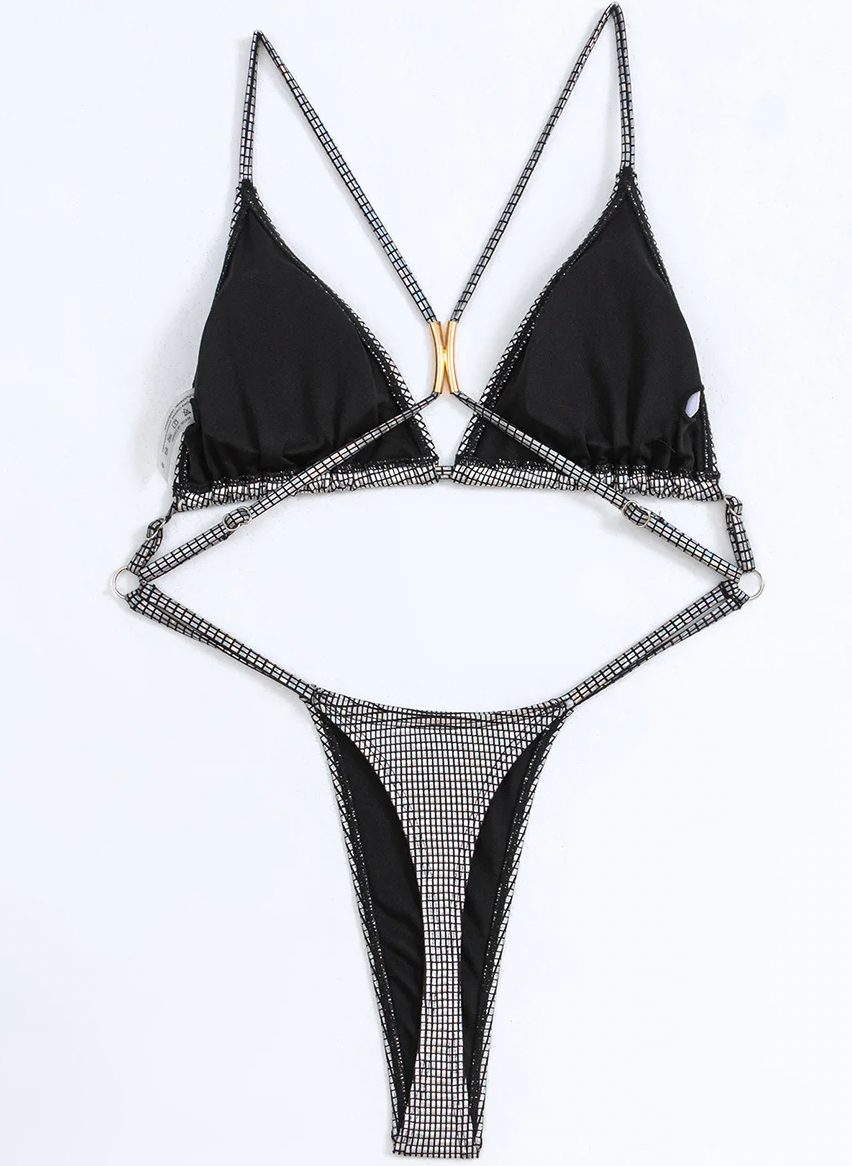 ELENA MICRO STRING ONE PIECE SWIMSUIT - Seldom Seen Styles