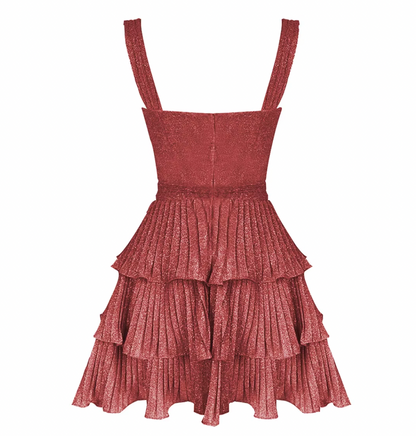 PENNY STARFISH CUTOUT PLEATED DRESS - Seldom Seen Styles