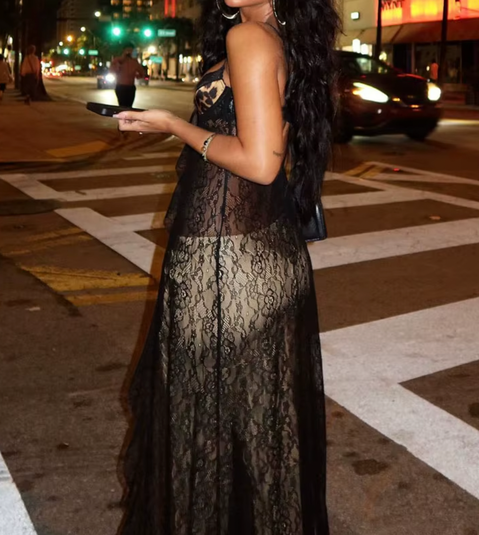 FRANI LEOPARD SHEER LACE TOP - Seldom Seen Styles