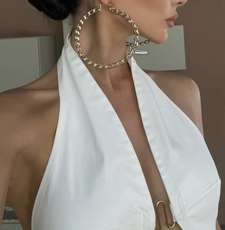 LEE HALTER CROP TOP - Seldom Seen Styles