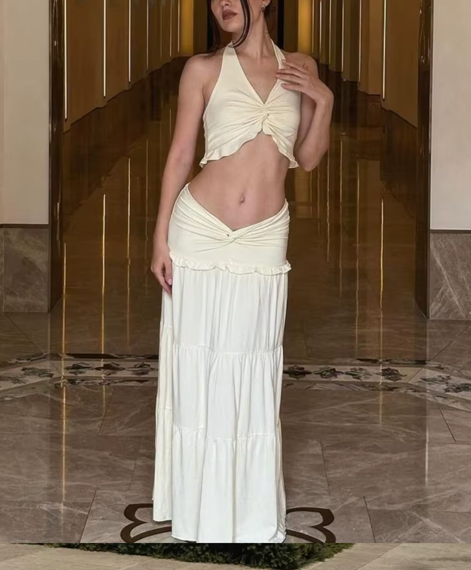 RACH TWO PIECE TOP & SKIRT SET - Seldom Seen Styles