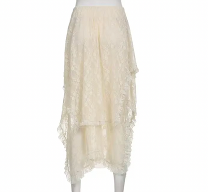 RACHEL LACE MAXI SKIRT - Seldom Seen Styles
