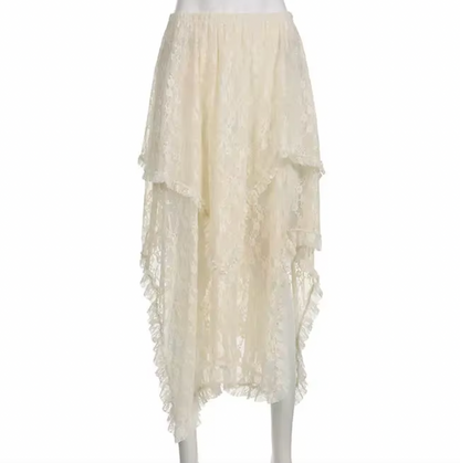RACHEL LACE MAXI SKIRT - Seldom Seen Styles