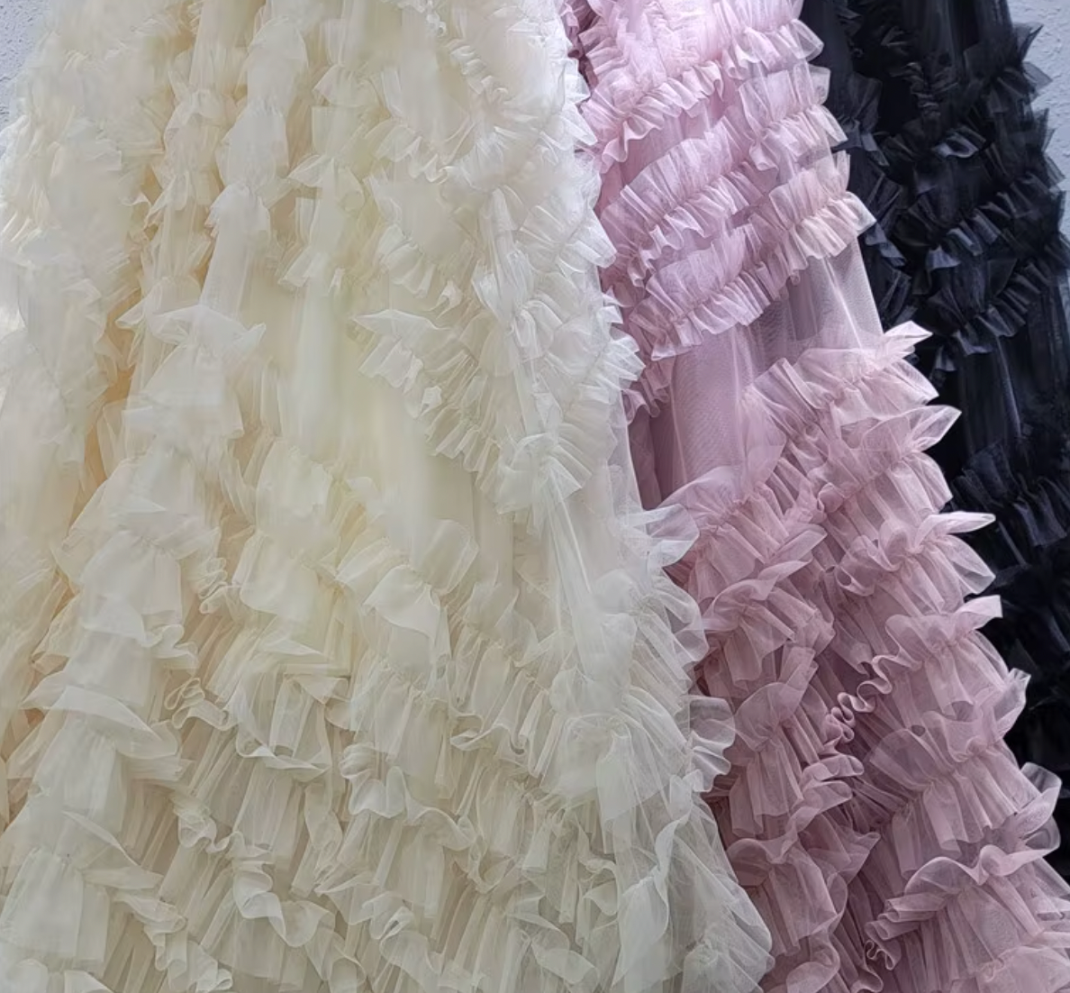 LORI RUFFLE MAXI SKIRT - Seldom Seen Styles