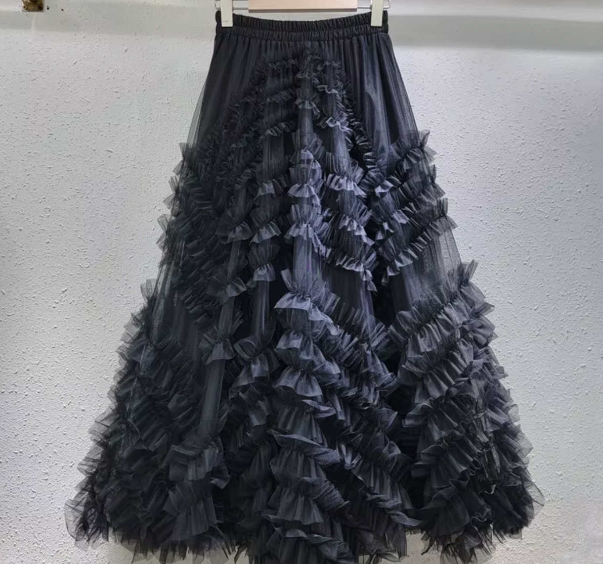 LORI RUFFLE MAXI SKIRT - Seldom Seen Styles