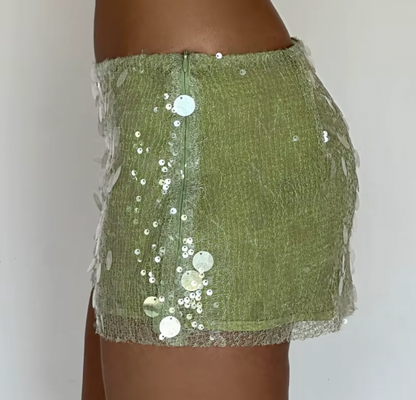 LUCIEN SEQUIN MINI SKIRT - Seldom Seen Styles