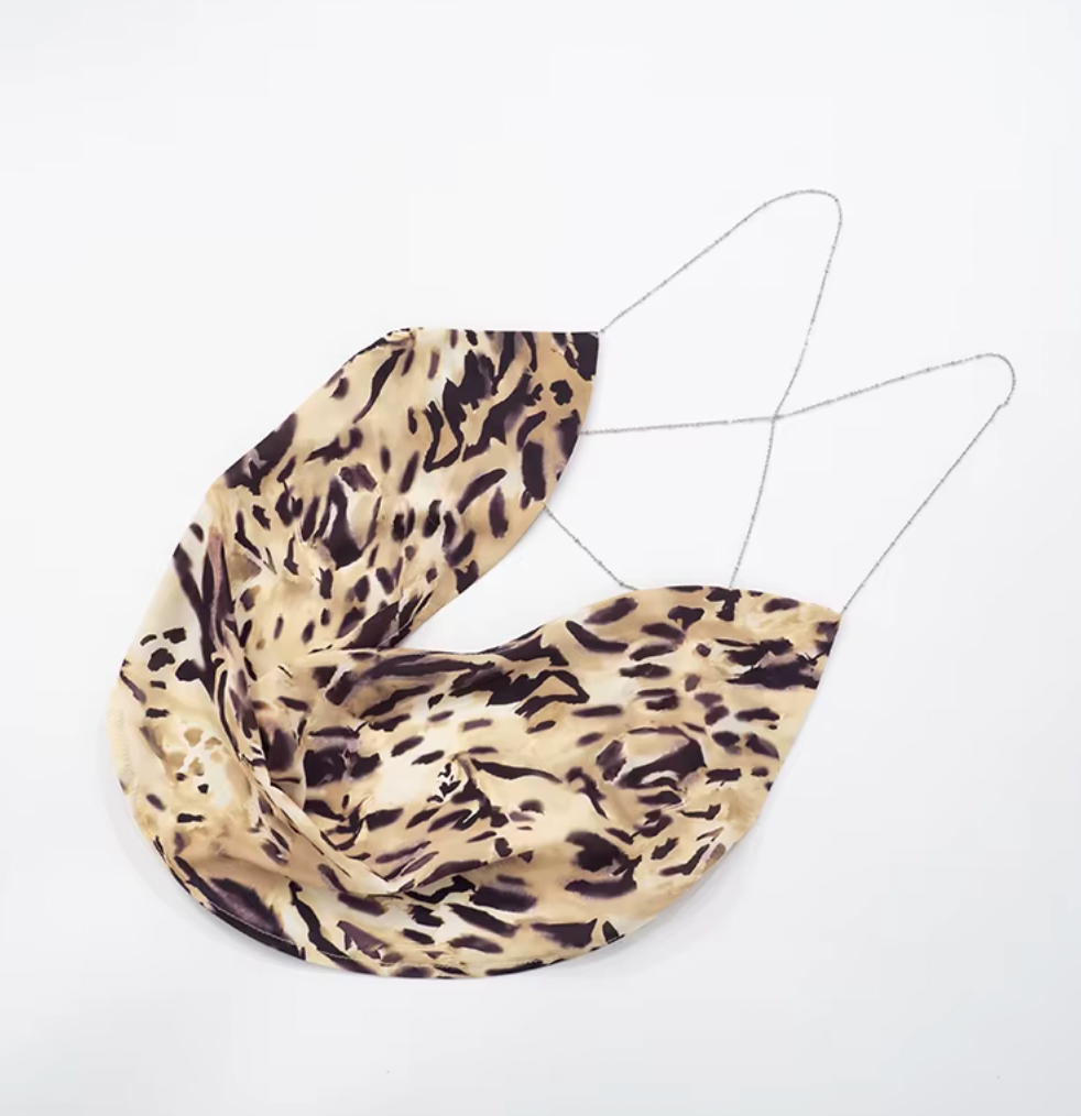 JAYLIN COWL NECK CHAIN TOP - Seldom Seen Styles