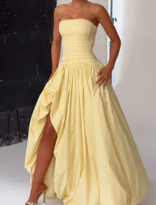 DANIELLA STRAPLESS BUBBLE HEM DRESS - Seldom Seen Styles