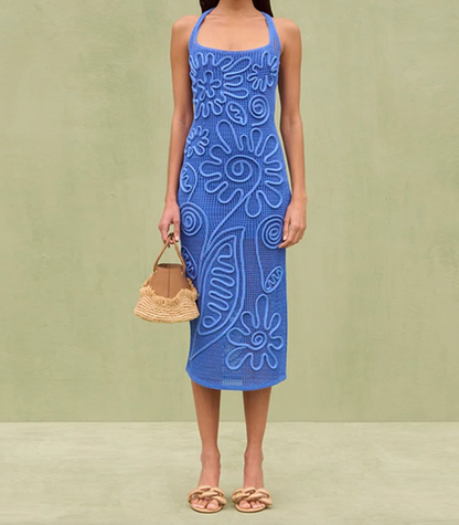 JEM CROCHET FLORAL MIDI DRESS - Seldom Seen Styles