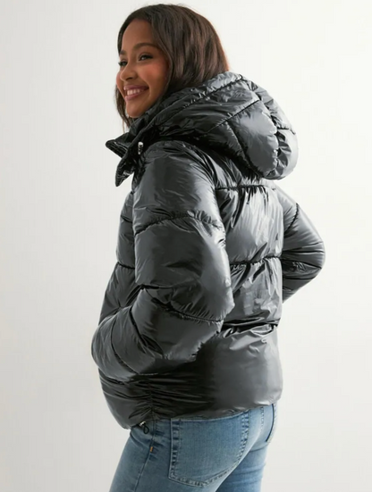 Elyora - Doudoune Shiny Womens Molly Sherpa Lined Puffer Jacket