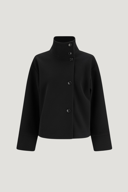 Martha | High-Neck Buttoned Jacket