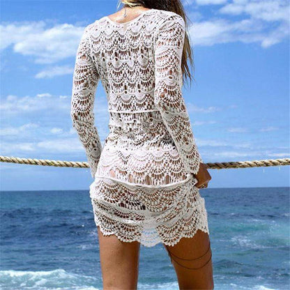Sexy Crochet Beach Cover up - Seldom Seen Styles