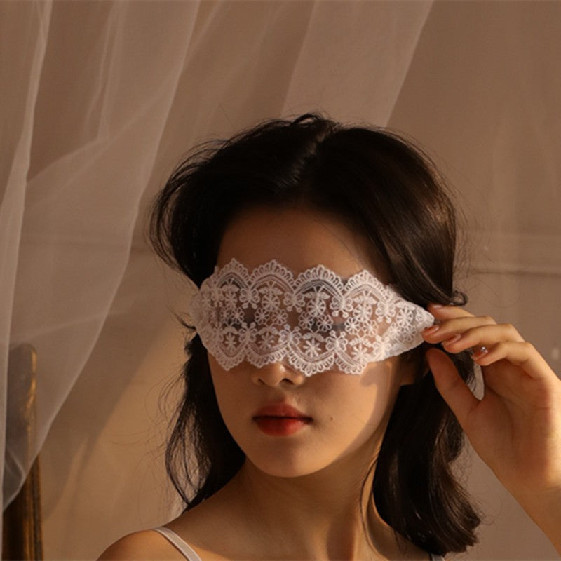 Sexy Lingerie Accessories Eye Mask Fashion Hand-Torn Stockings Dog Chain Neck Toy Lace Temptation - Seldom Seen Styles