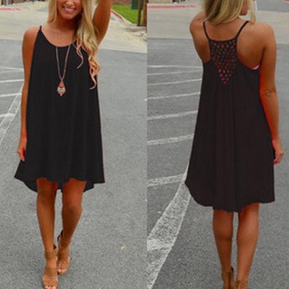 Sleeveless Summer Beach Dress - Seldom Seen Styles