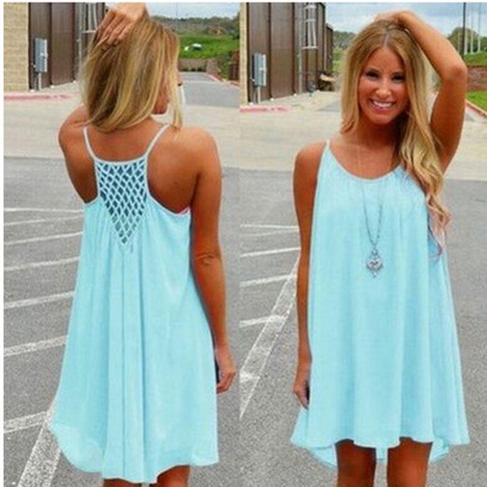 Sleeveless Summer Beach Dress - Seldom Seen Styles