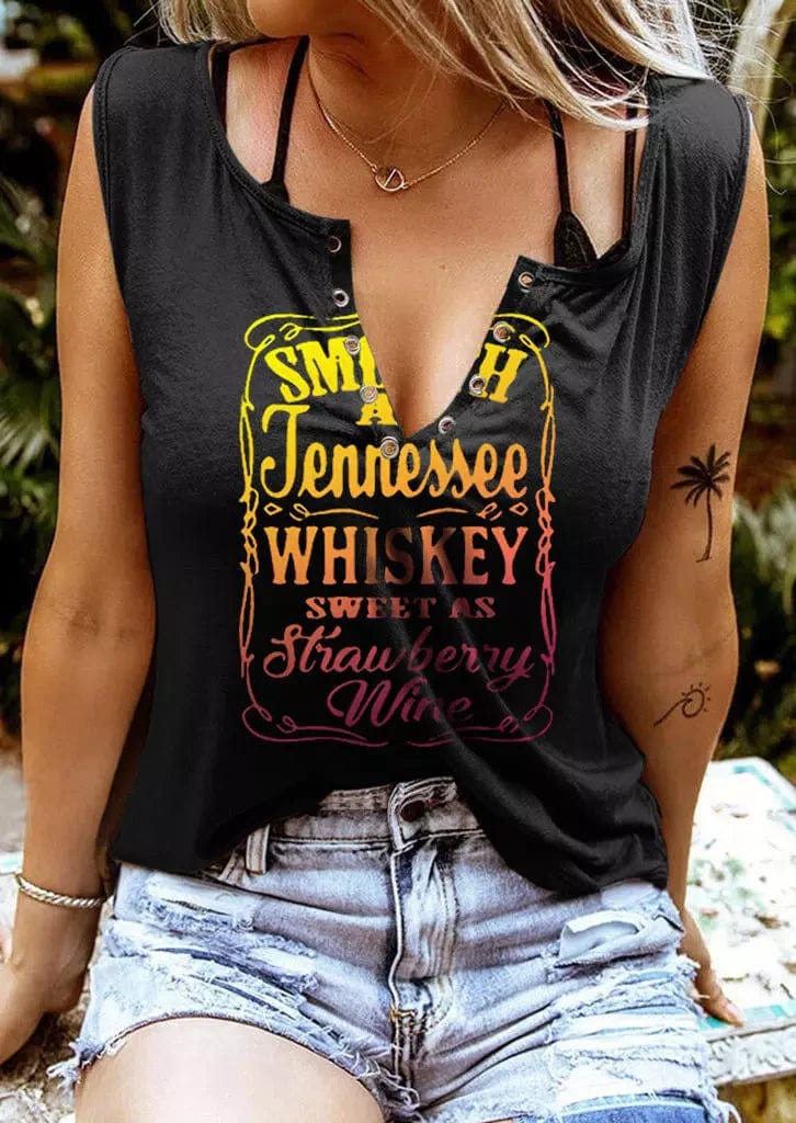 Smooth As Tennessee Whiskey Tank - Seldom Seen Styles