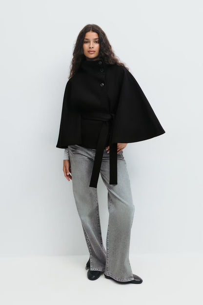 Solenne Cape Coat