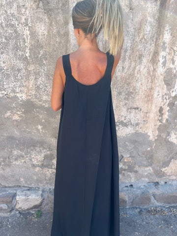 Solid Floral Embellished Sleeveless Loose Maxi Dress Summer New Women's Solid Color Lace Fashion Dress Women's Dress - Seldom Seen Styles