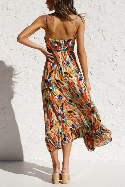 Stay Amazing Colorful Printed Midi Dress - Seldom Seen Styles