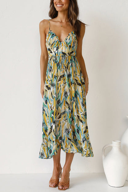 Stay Amazing Colorful Printed Midi Dress - Seldom Seen Styles