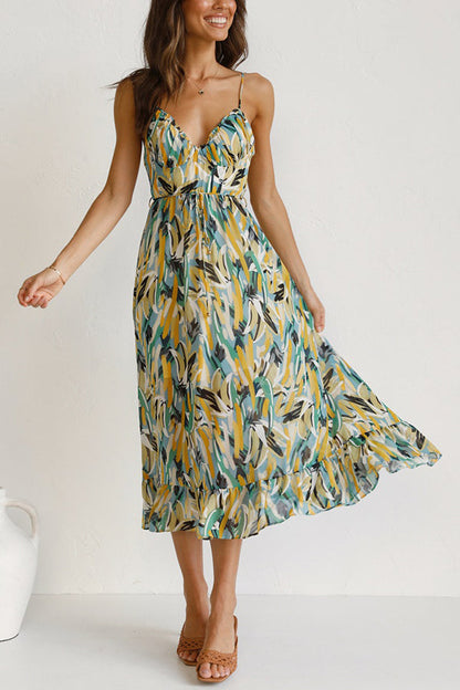 Stay Amazing Colorful Printed Midi Dress - Seldom Seen Styles