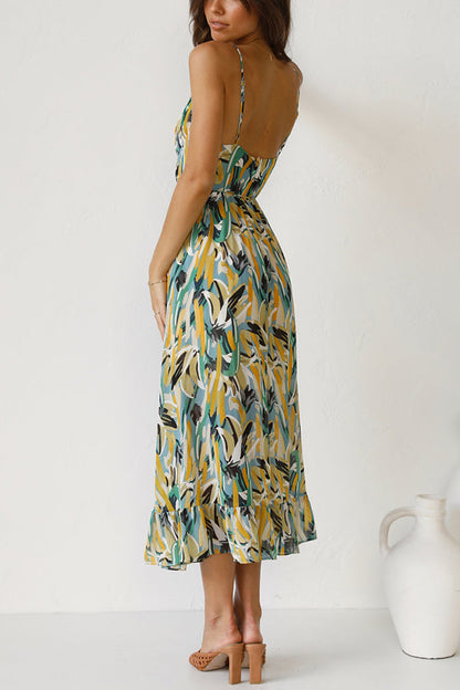 Stay Amazing Colorful Printed Midi Dress - Seldom Seen Styles