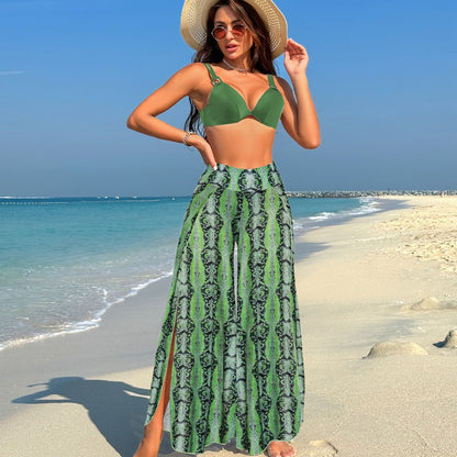 Swimsuit for Women2024New Style European and American Bikini Long Pants Three-Piece Swimsuit - Seldom Seen Styles