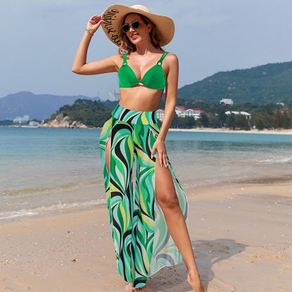 Swimsuit for Women2024New Style European and American Bikini Long Pants Three-Piece Swimsuit - Seldom Seen Styles
