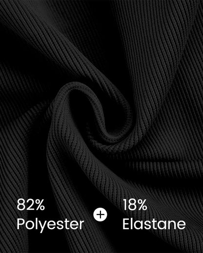 Textured Knot-Front High-Waisted Bikini Set - Seldom Seen Styles